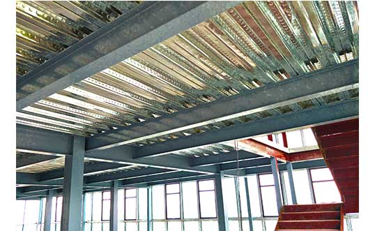 毅源钢构：钢结构夹层的楼承板的做法和选择
